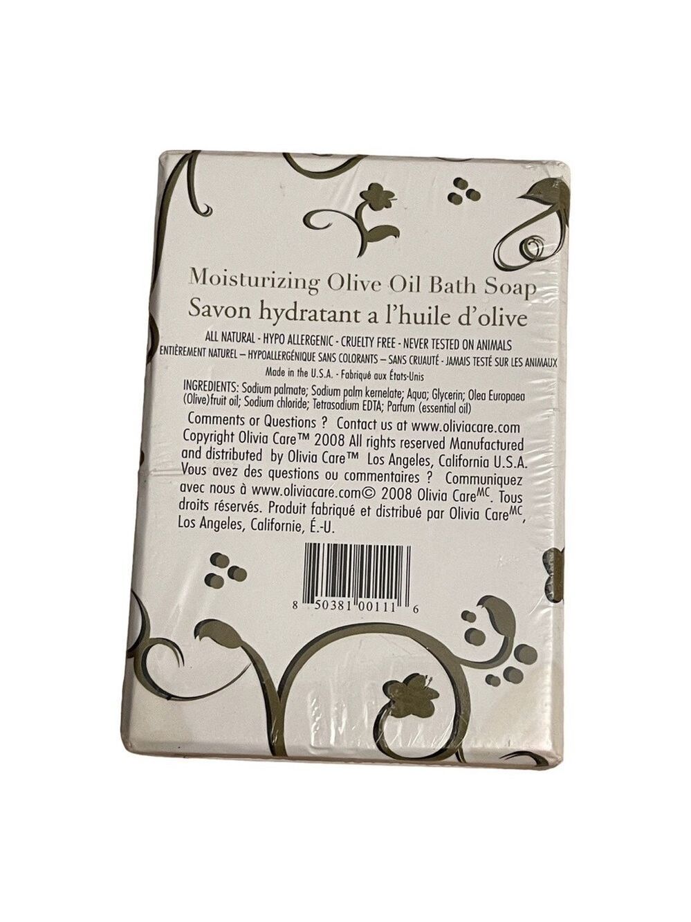 Provence Essentials Scented Green Tea Olive Oil Bath Soap - Picture 3 of 3